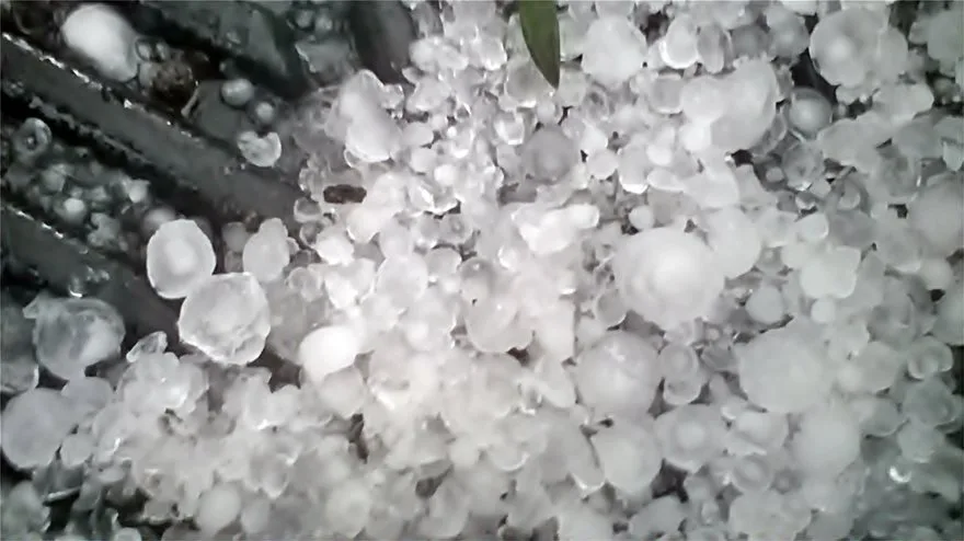 Ισχυρή χαλαζόπτωση ΗΠΑ.